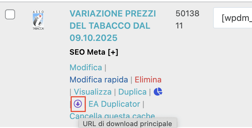 The link that doesn't work